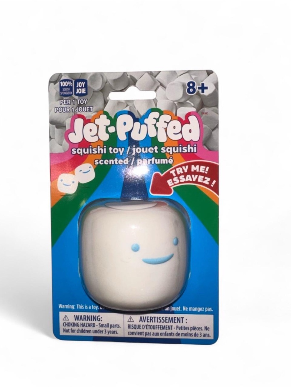 NEW SEALED Jet-Puffed Squishy Toy— Scented Marshmallow squish fidget sensory toy